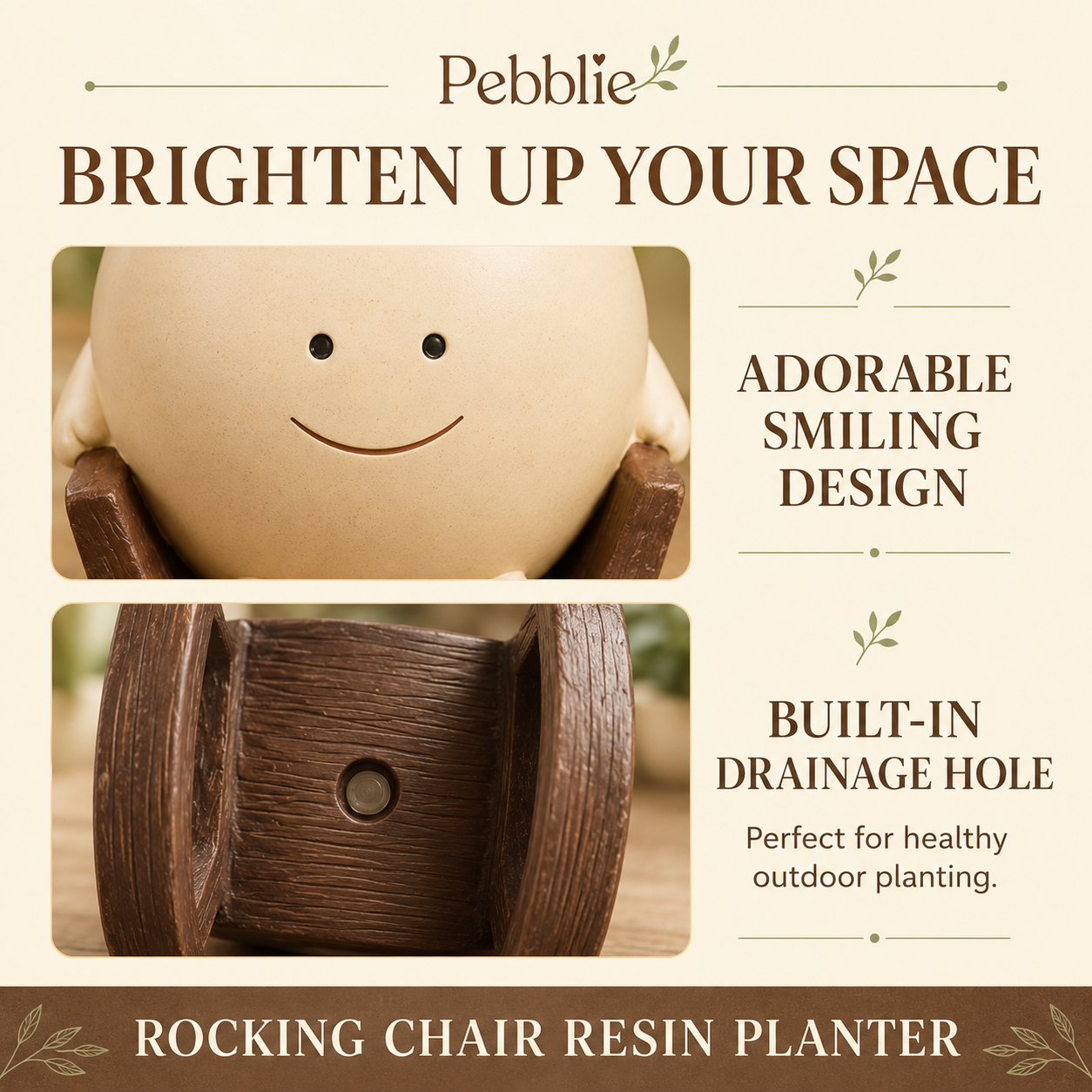 Pebblie™ Rocking Plant Pot