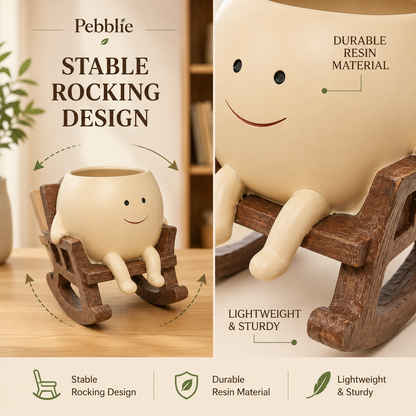 Pebblie™ Rocking Plant Pot